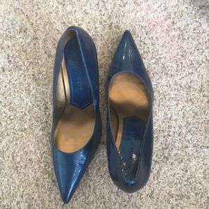 Nine West heels in blue size 8